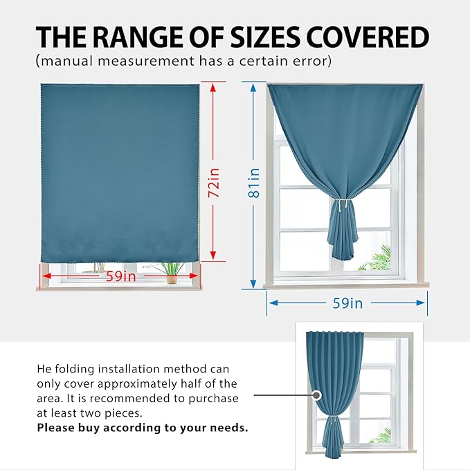 Magic Tape Stick on Portable Curtains - Image 3