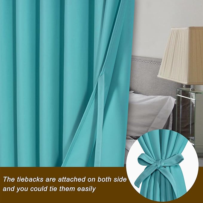 Hiasan Sliding Glass Door Blackout Curtains - Image 3