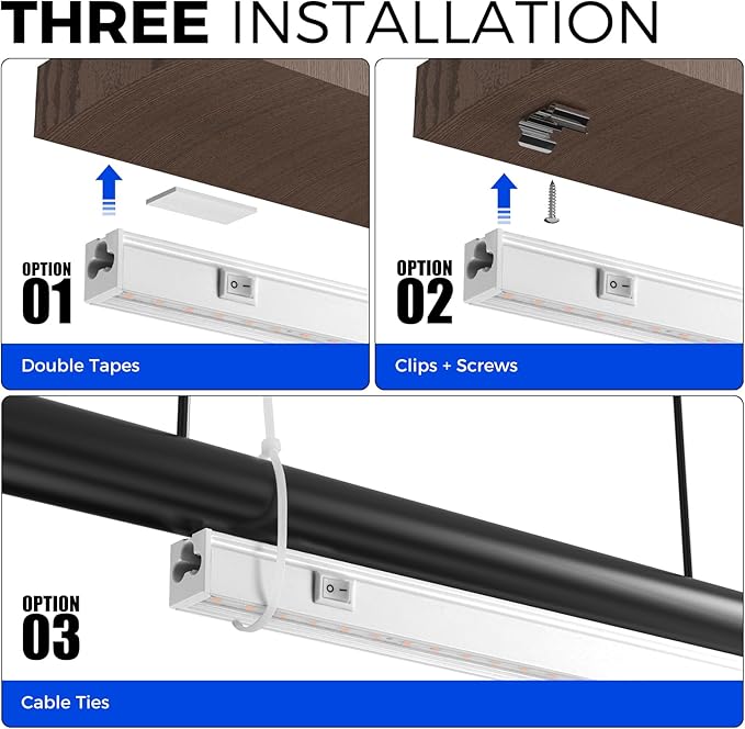 Barrina Grow Light for Indoor Plants, Full Spectrum Sunlight, 1ft Grow Lamp - Image 7