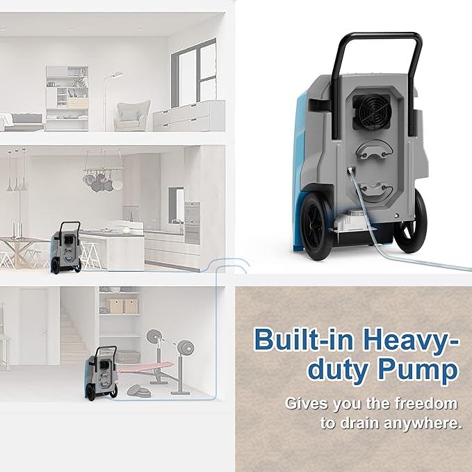 ALORAIR 180Pints LGR Industrial Dehumidifier - Image 3