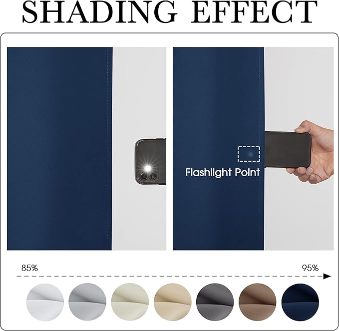 RYB HOME Extra Wide Outdoor Curtains - Image 6