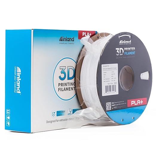 INLAND Micro Center PLA Plus 3D Printer Filament 1.75mm, 4 Pack Filament Bundle - Image 8