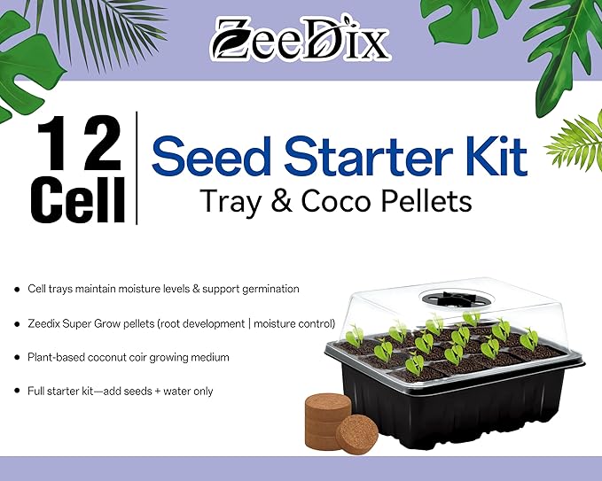 Zeedix 2 Set Seed Starter Tray Kits - Image 7
