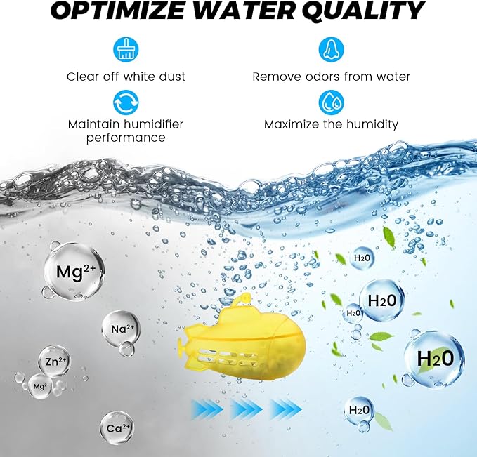 puxyblue   9-Pack Humidifier Tank Cleaner Yellow Small - Image 3