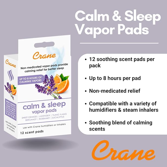 Crane Natural Lavender Orange Humidifier Pads - Image 4