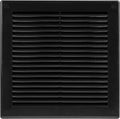 10" x 10" Square Air Vent Cover – Black Plastic Vent Deflector by Unknown