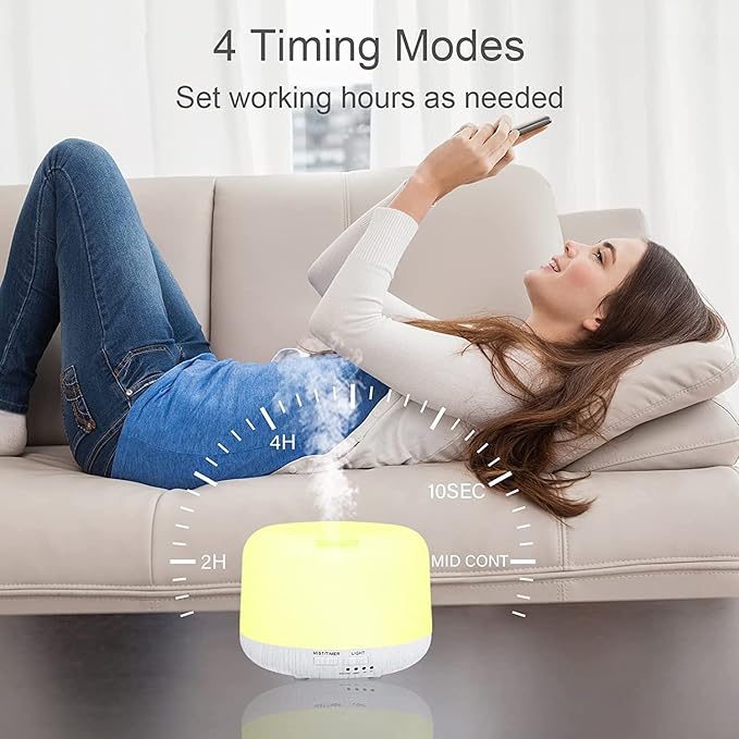 Aromatherapy Diffuser for Essential Oil, 300ml Cool Mist Humidifier - Image 4