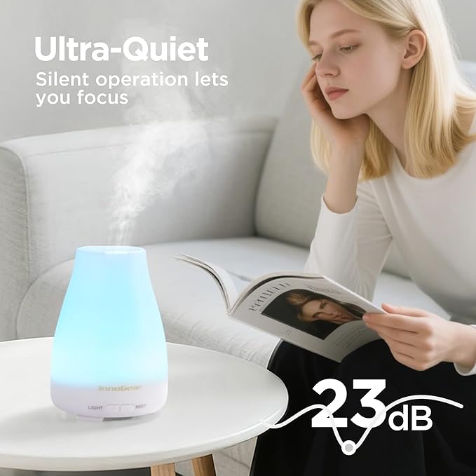 InnoGear Essential Oil Diffuser, 2 Pack Ultrasonic Diffusers - Image 4
