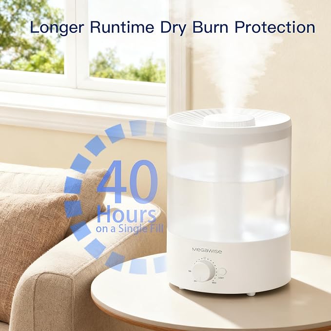 Cool Mist Humidifiers for Babies, Home and Office | Super Quiet Ultrasonic - Image 8