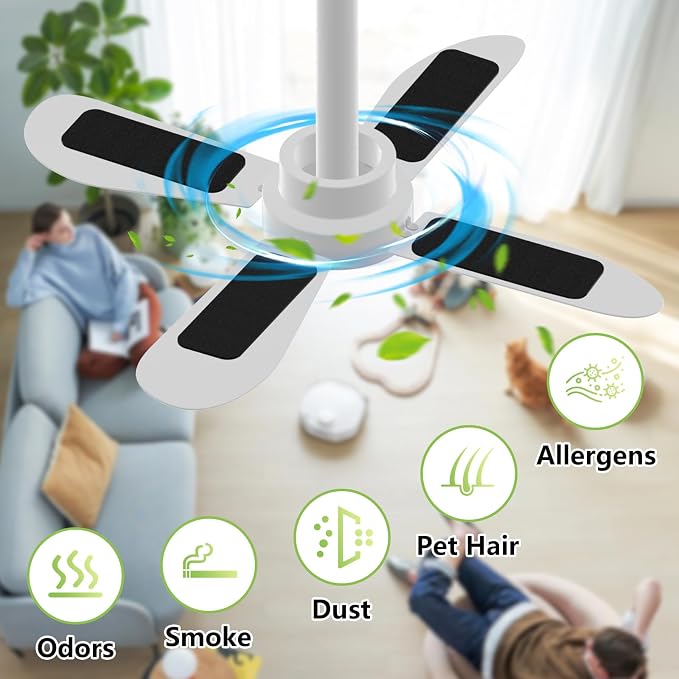 FINGUOLA 30 Pack Ceiling Fan Filters - Image 3