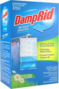 DampRid Hanging Bag, Moisture Absorber, 3 Pack by DampRid