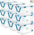 Sterilite 9-Pack Gasket Box, Weather-Resistant Storage Bins by Sterilite