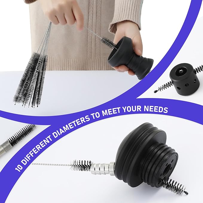 Hookah Brush Cleaning Kit 4 Brushes， Hookah Set | Bottle Cleaner Tube Pipe - Image 6