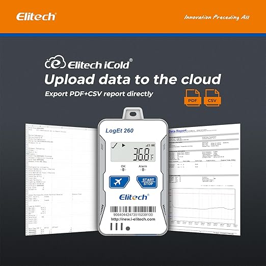 Elitech 4G Reusable Real-time Temperature Humidity Data Logger Light/Shock/GPS - Image 4