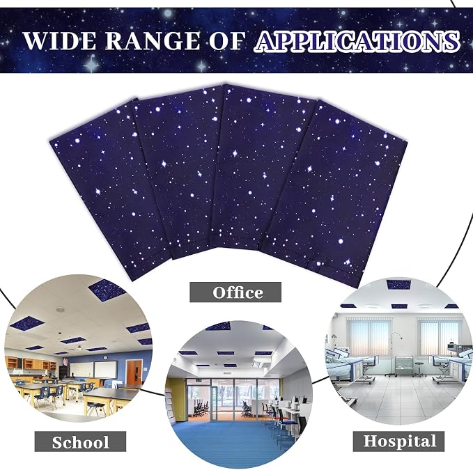 VIHOSE 6 Pcs 2 x 2 ft Fluorescent Light Covers - Image 4