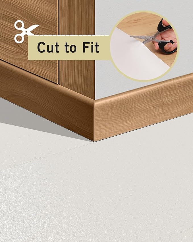Beige Vinyl Floor Mat for Home, Under Dining Room Table - Image 6