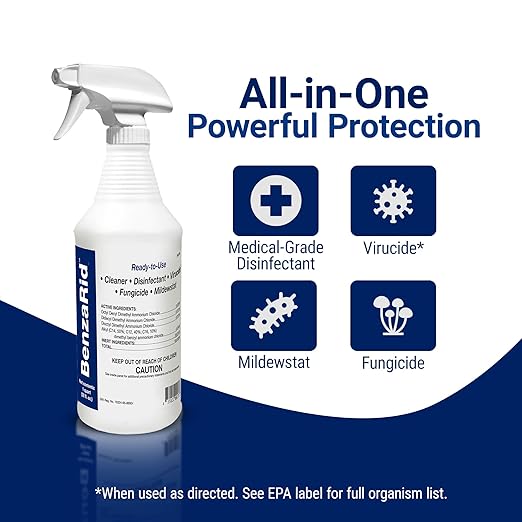 Professional Mold Killer Fungicide Kills Aspergillus Niger H5N1 Pack | - Image 3