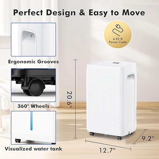 NEWBULIG 50Pints Dehumidifier - Image 8
