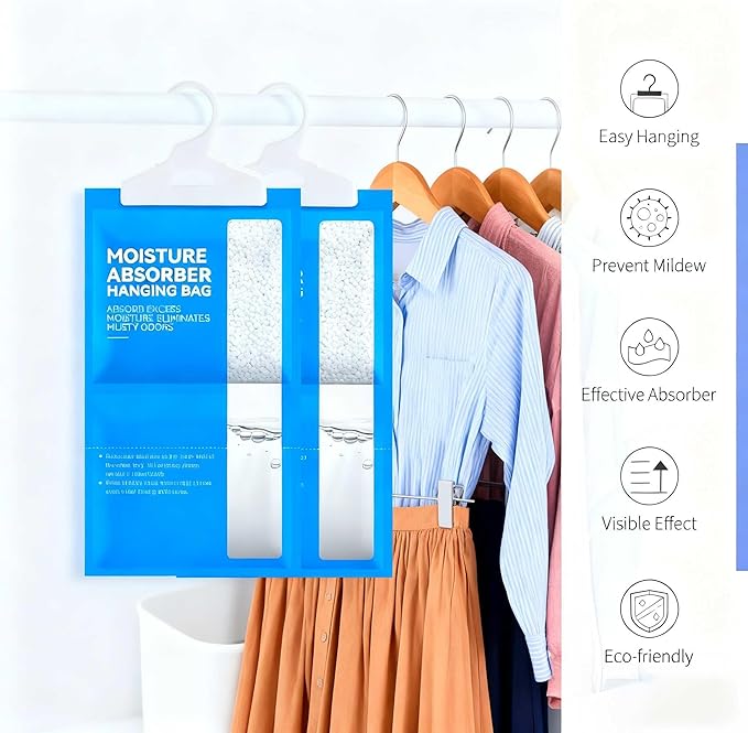 Moisture Absorbers Packets, Dehumidifier Bags, Hanging Moisture Absorber Bag - Image 3
