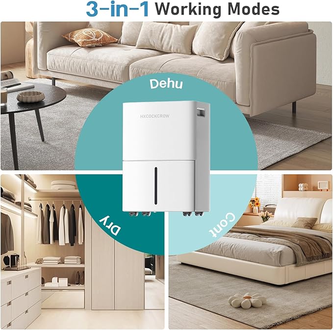 Dehumidifier for Basement Home 1200 Sq. ft, 17 Pints Dehumidifiers - Image 6