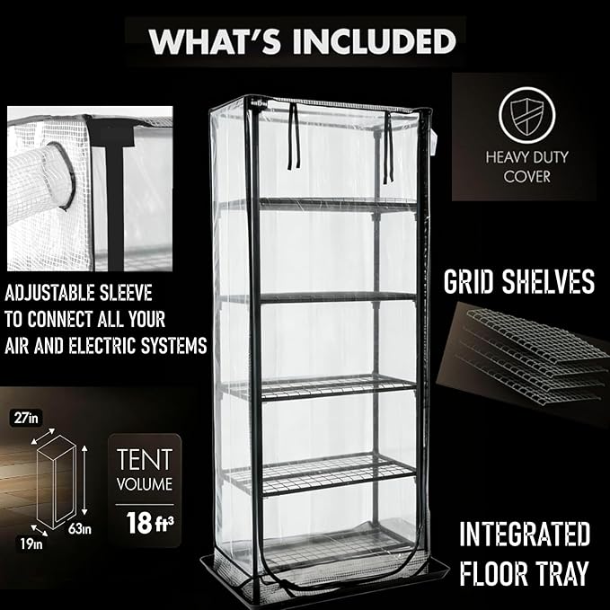 Mushroom Grow Tent, Martha Tent - Image 4