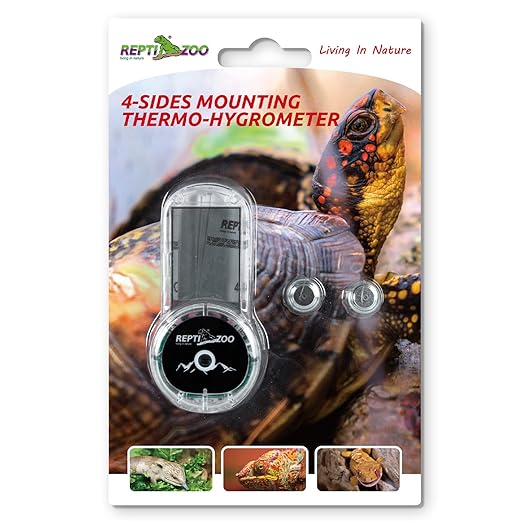 REPTI ZOO Upgraded Reptile Terrarium Thermometer Hygrometer, Digital Pet - Image 6