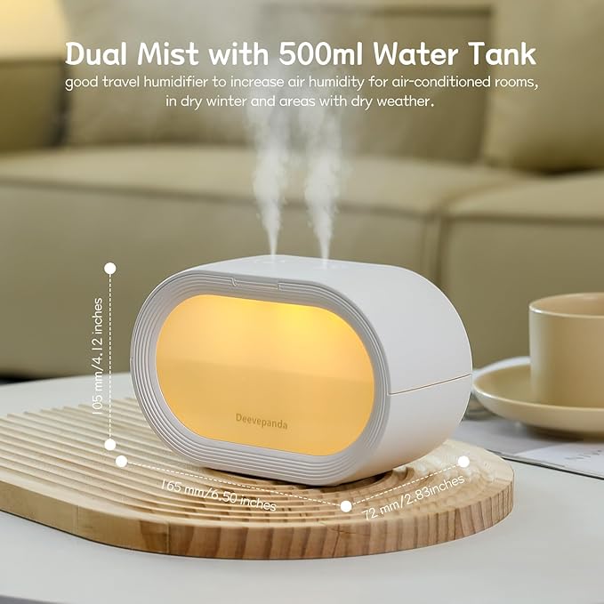 Small Dual Cool Mist Humidifiers - Image 2