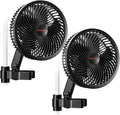 Spider Farmer 2-Pack Grow Tent Clip Fan 6", EC Motor, Custom 10 Dynamic Wind by SpiderFarmer