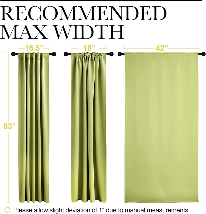 NICETOWN Blackout Curtain Panels - Image 7
