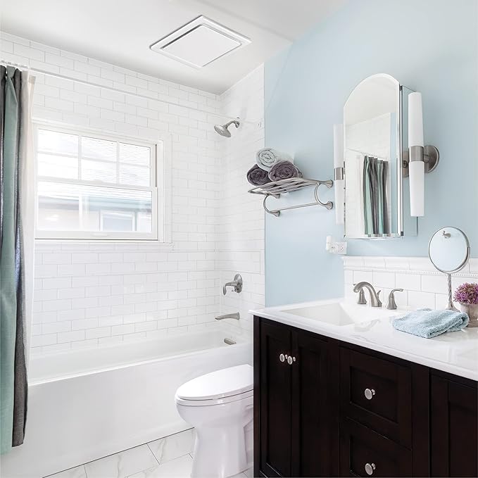 Homewerks 7140-80 Bathroom Fan Ceiling Mount Exhaust Ventilation, 1.5 Sones - Image 7