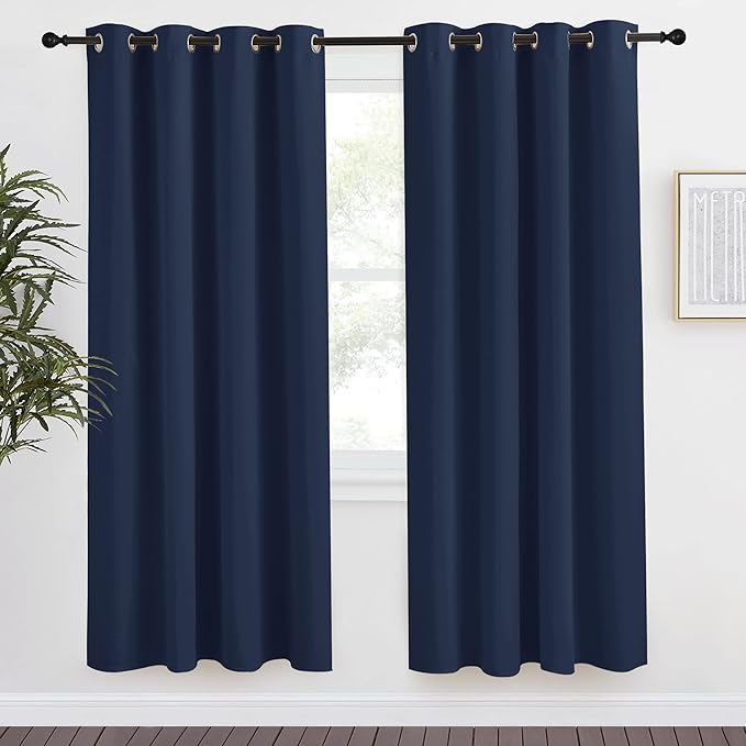 NICETOWN Blackout Curtain Panel, 55 inches Wide by 78 inches Long, Light by NICETOWN