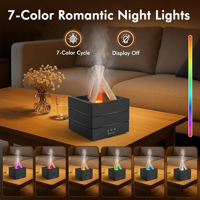 Essential Oil Diffuser, 280ML Ultrasonic Humidifier - Image 4
