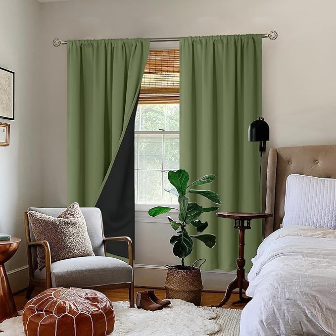 BGment Blackout Curtains for Living Room 84 Inch Length 2 Panels Set, Full Room - Image 2