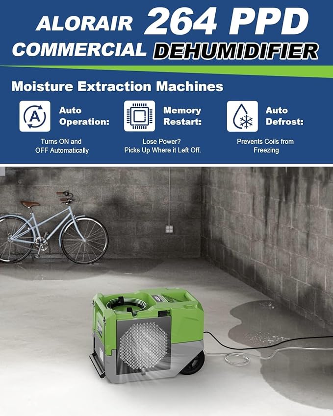 ALORAIR 264 PPD LGR Commercial Dehumidifier - Image 2