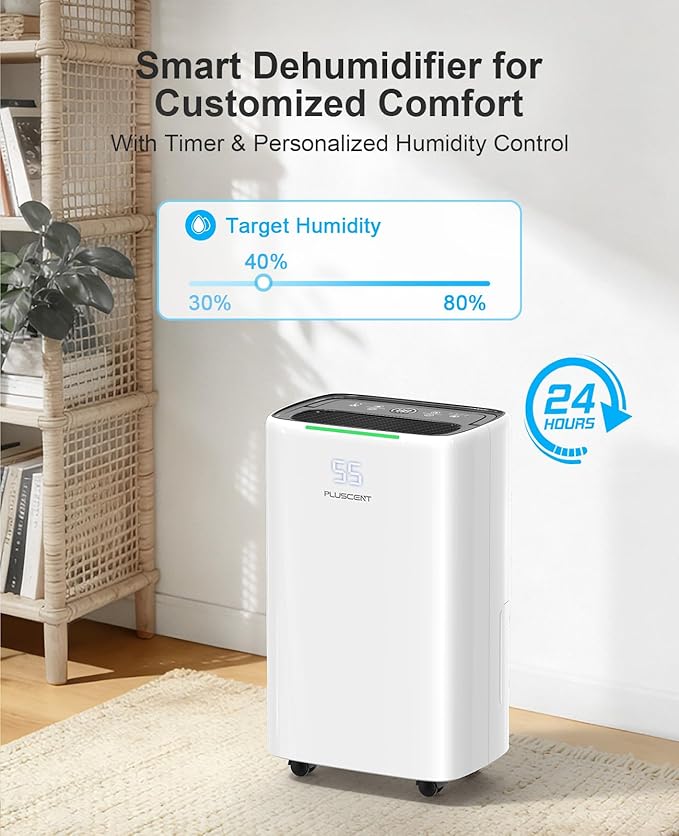 5000 Sq.Ft Dehumidifiers for Home, 52 Pints Compressor Dehumidifier for Basement - Image 8