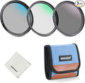 NEEWER 49mm UV CPL ND Lens Filter Kit, UV Protection + Circular Polarizing + by Neewer