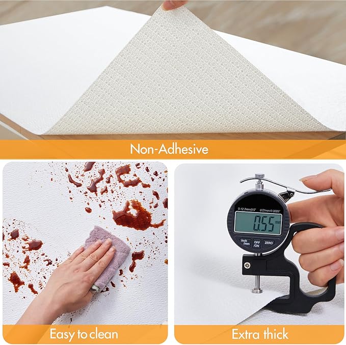 Viseeko Shelf and Drawer Liner for Kitchen Cabinet, Non-Adhesive Cabinet Liners - Image 5