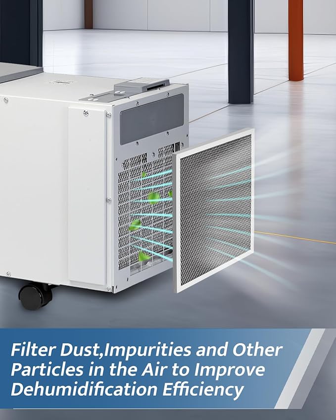 5443 Dehumidifier Filter MERV 8 Washable 10x12x1Fit - Image 5