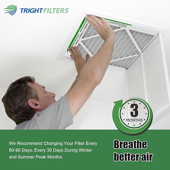 20x24x1 Air Filter 4 Pack, MERV 8 Pleated Dust Defense Air Filters Replacement - Image 6