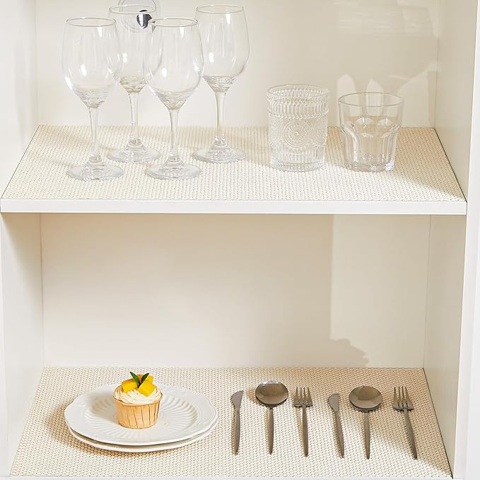 Shelf Liner for Kitchen Cabinet, Drawer Liners Non Slip Non Adhesive Thick Mat - Image 8