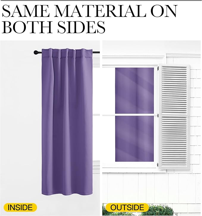 NICETOWN Blackout Curtain Panels - Image 6