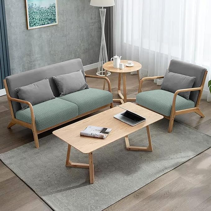 Fuloon Waterproof Couch Cushion Covers, Stretch Sofa Seat Cushion Slipcovers - Image 2