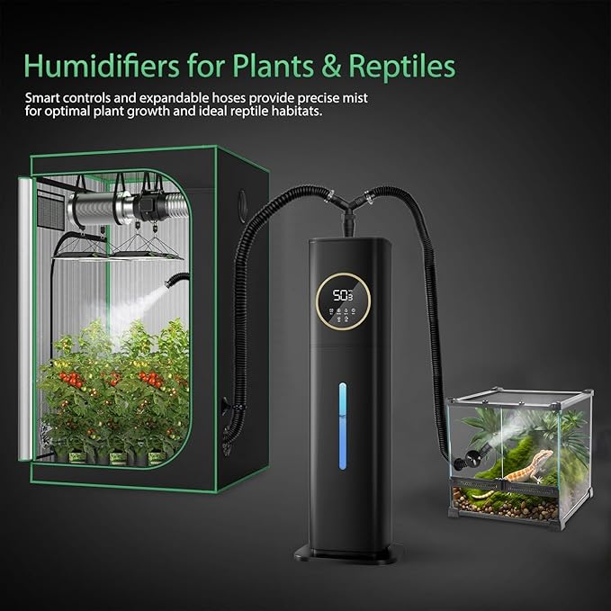 Humidifiers for Plants, 2.1Gal/8L Plant Humidifier Indoor, Reptile Fogger Mister - Image 3