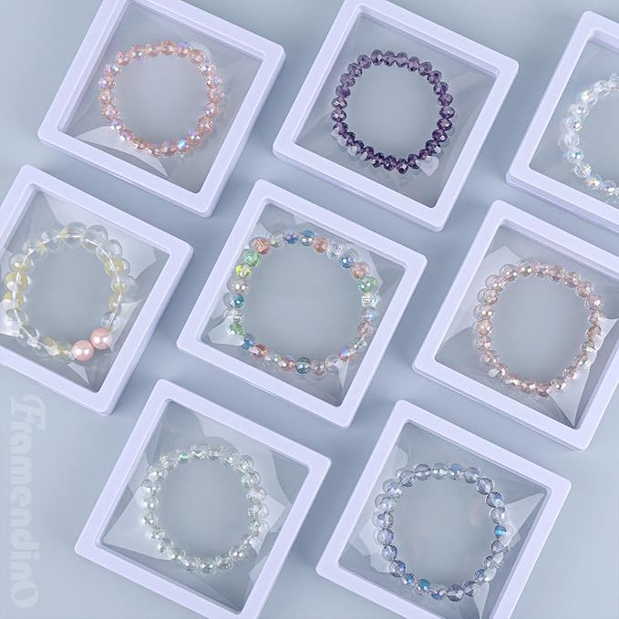 Framendino, 20 Pack White 3D Floating Frame Display Case Challenge Coin - Image 5