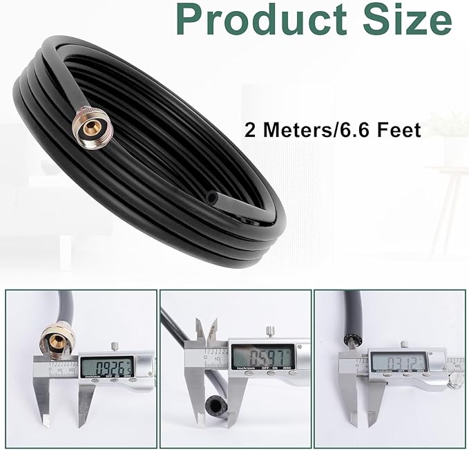 2 M/6.6 FT Dehumidifier Drain Hose 3/4 Inch FHT Connection Brass Thickened - Image 2