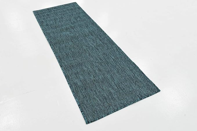 Unique Loom Collection Casual Transitional Solid Heathered Indoor/Outdoor - Image 5