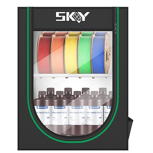 Lutyr 3D Printer Filament Storage Rack, 20 Roll Pack, Metallic Multicolor by Lutyr