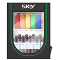 Lutyr 3D Printer Filament Storage Rack, 20 Roll Pack, Metallic Multicolor by Lutyr