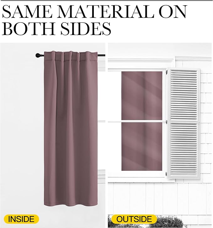NICETOWN Living Room Darkening Curtains - Image 6