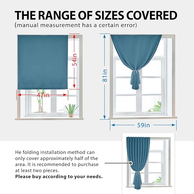 Magic Tape Stick on Portable Curtains - Image 3